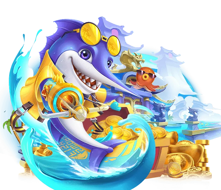 Người chơi đang săn cá boss trong game Bắn Cá vn1616